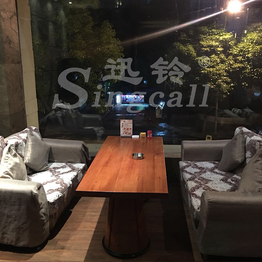 迅铃无线呼叫器 开启香堤雅休闲境别样暖心服务