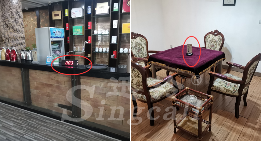 迅铃无线呼叫器,无线呼叫器,茶楼呼叫器